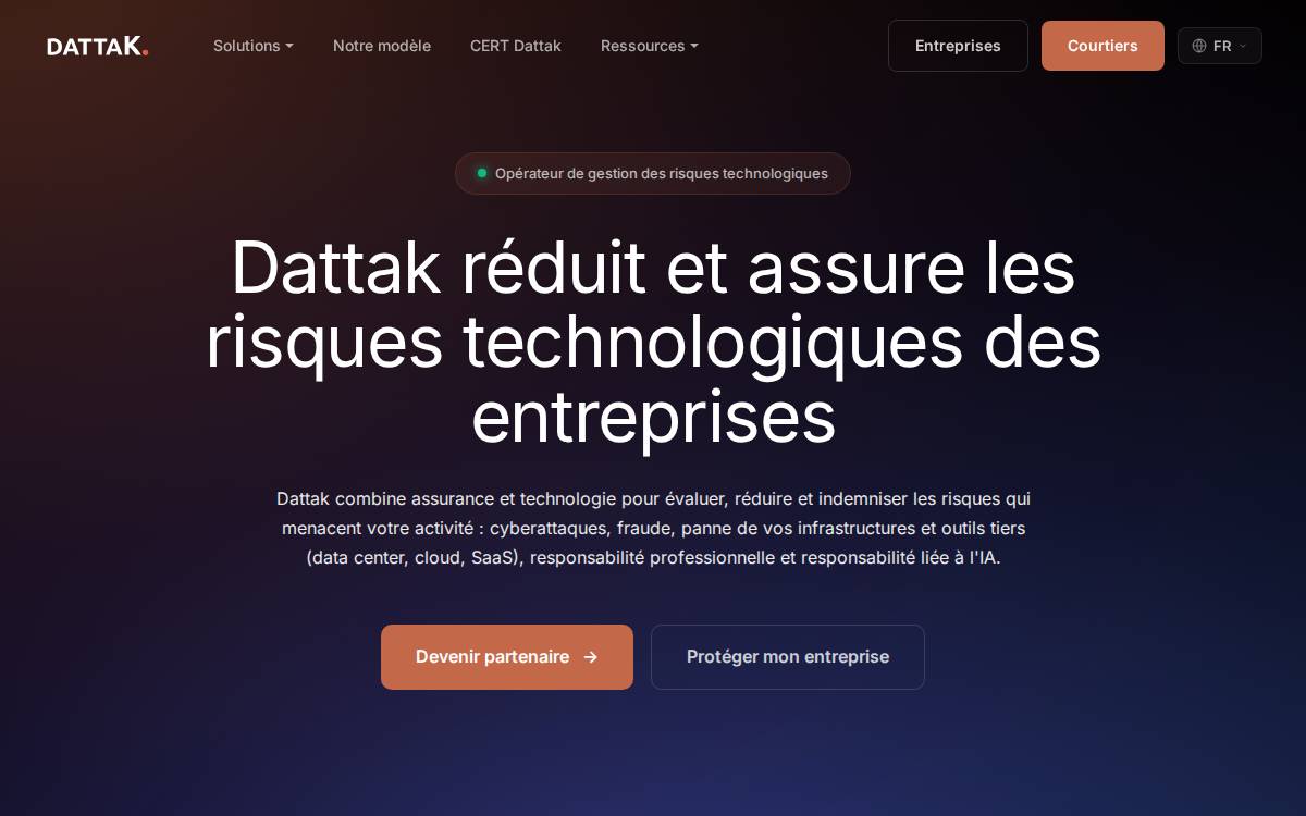 Dattak website preview