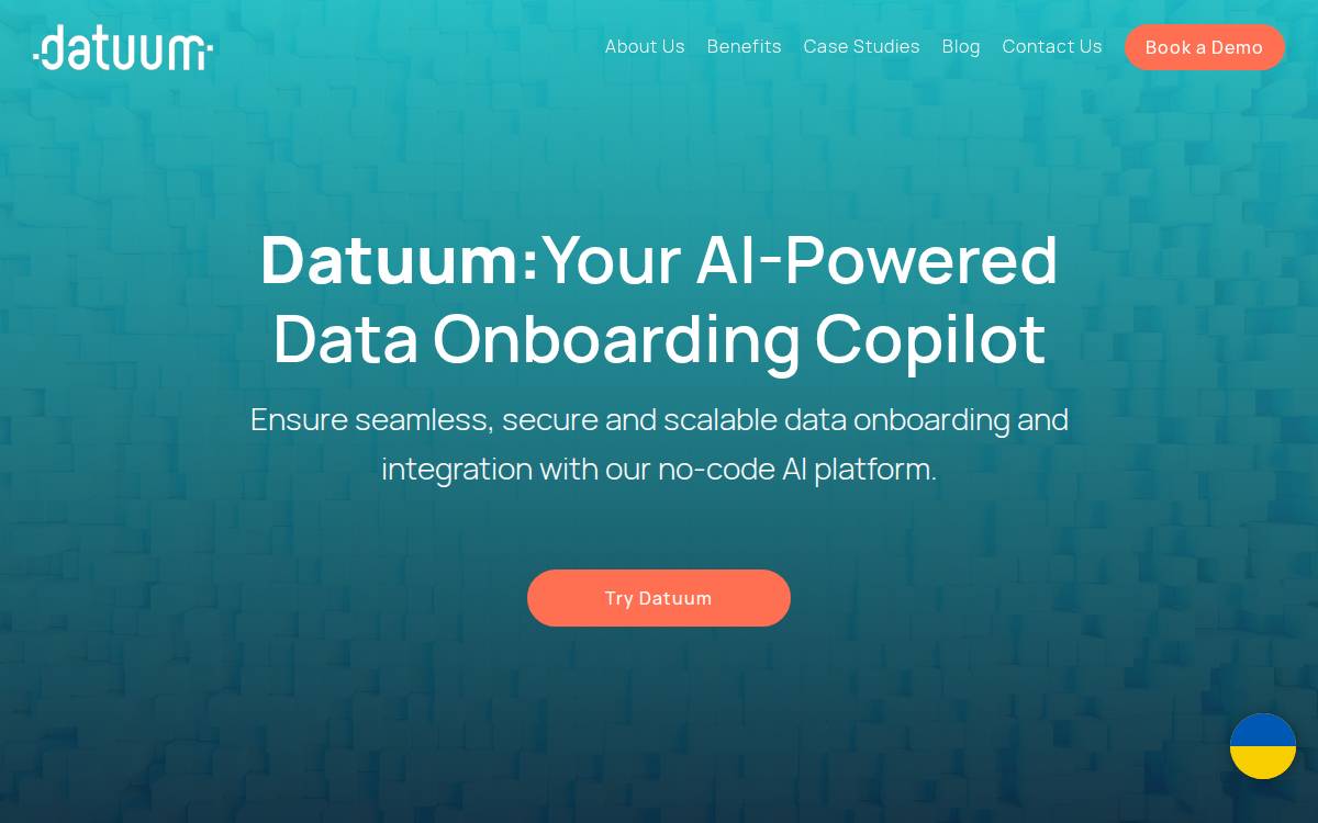 Datuum website preview