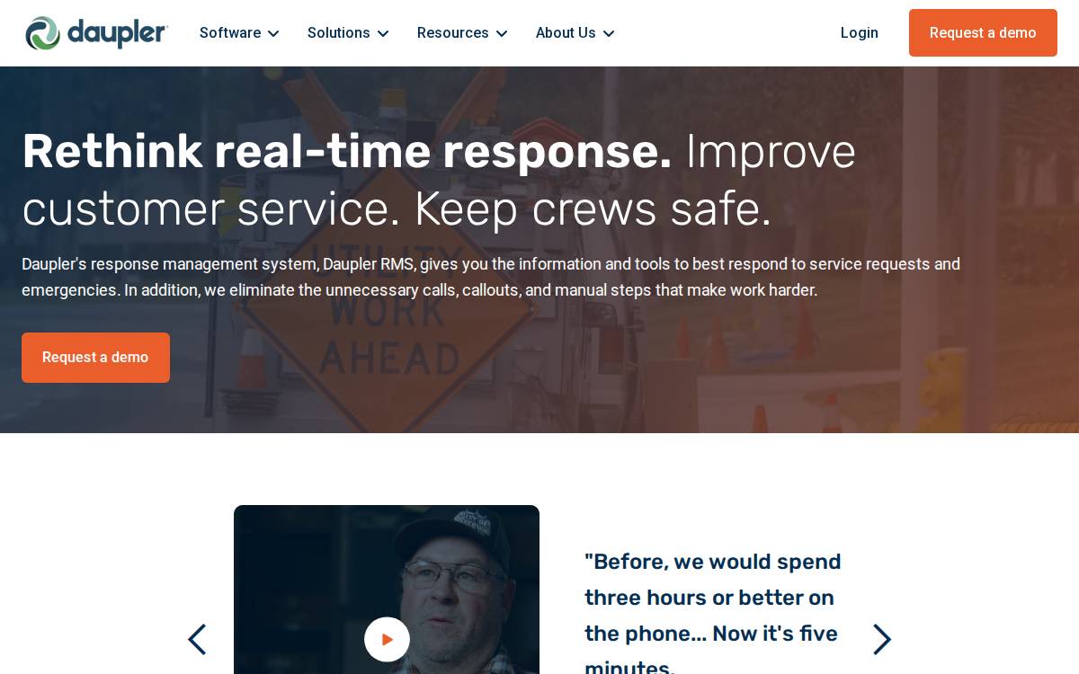 Daupler website preview