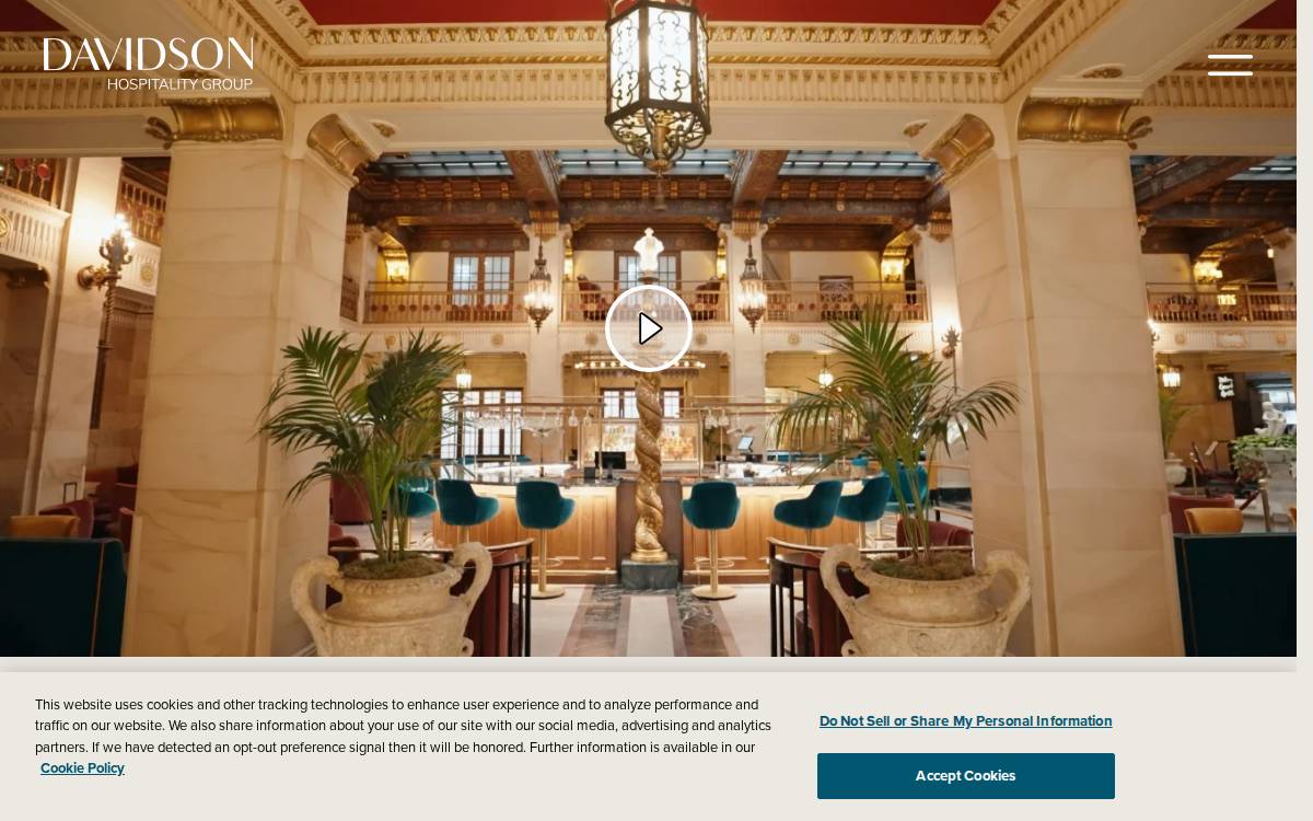 Davidson Hospitality Group website preview
