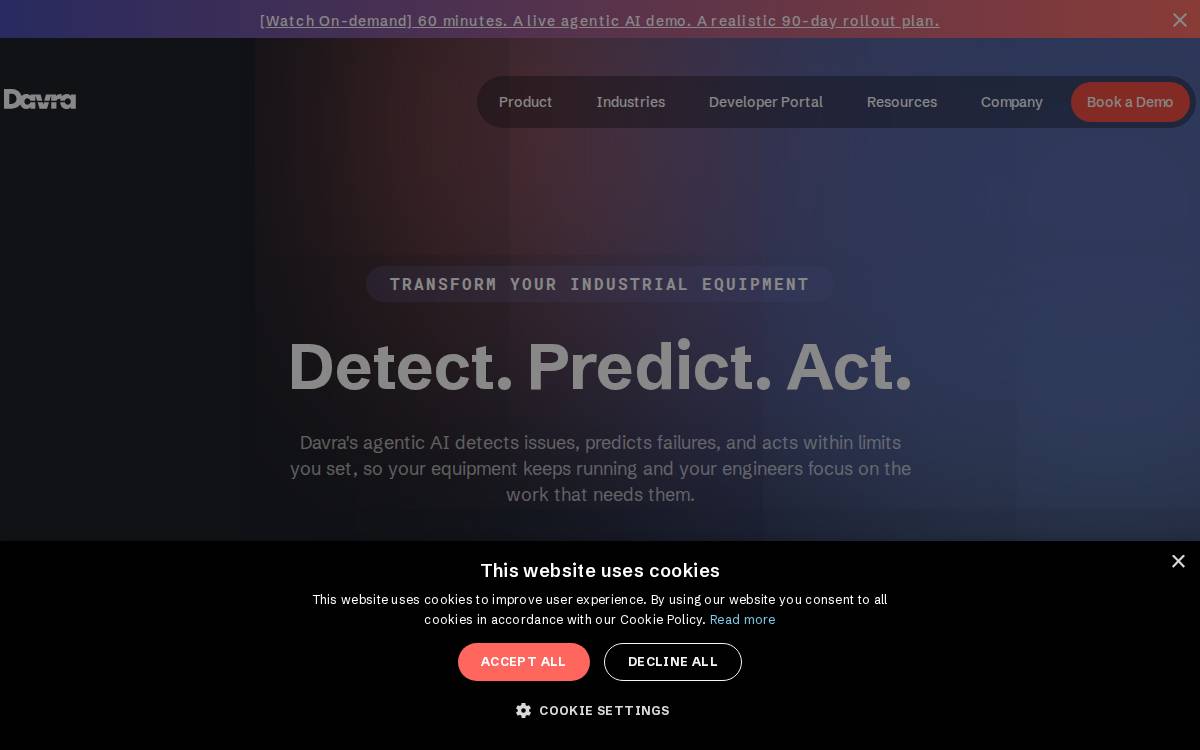Davra Networks website preview