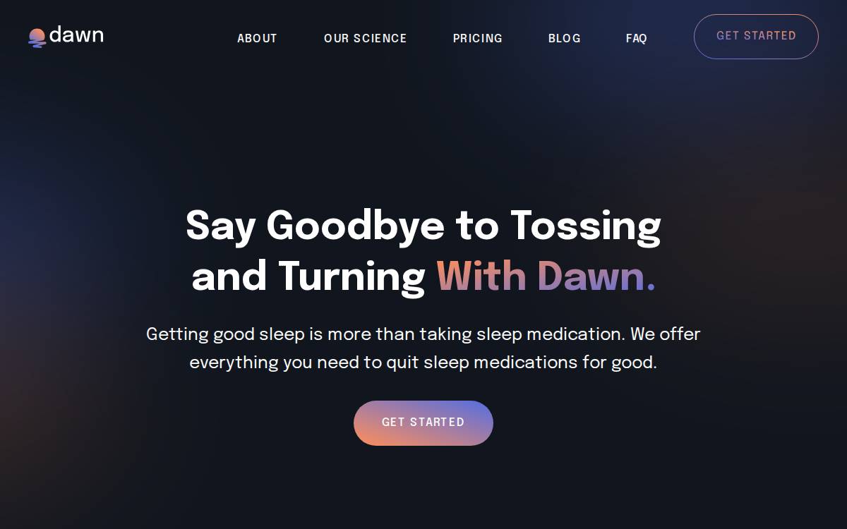 Dawn website preview