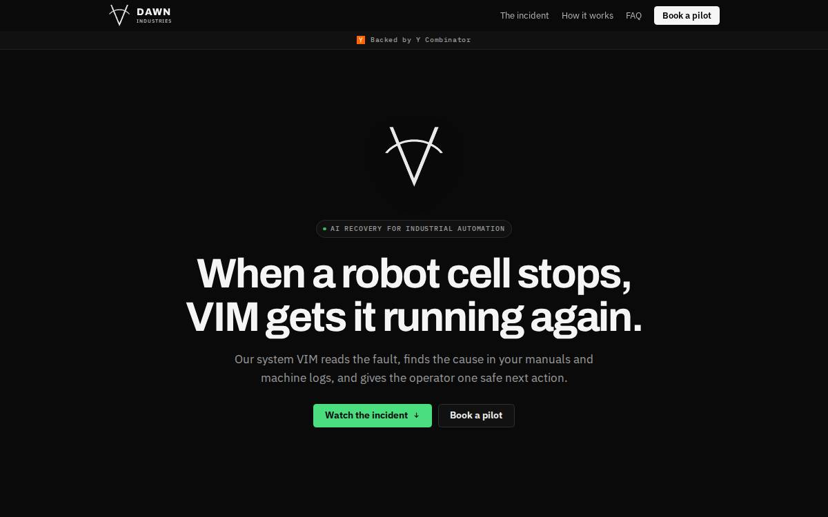 Dawn Industries website preview