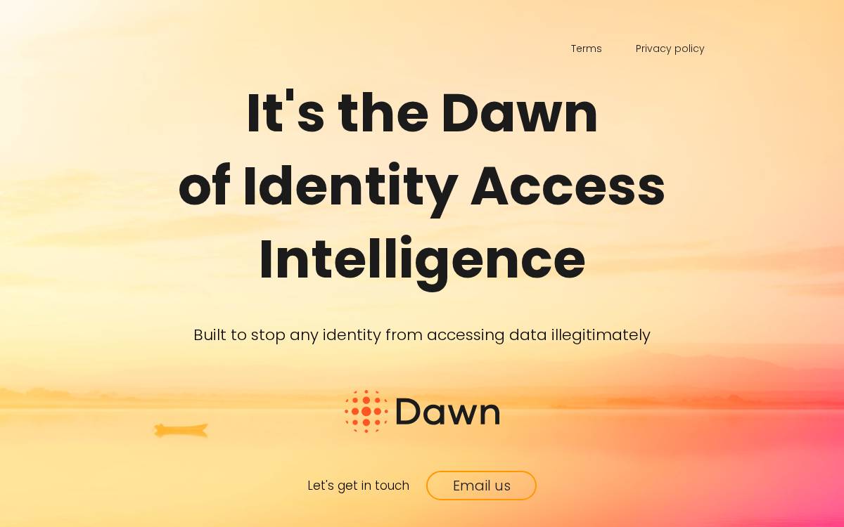 Dawn Security website preview
