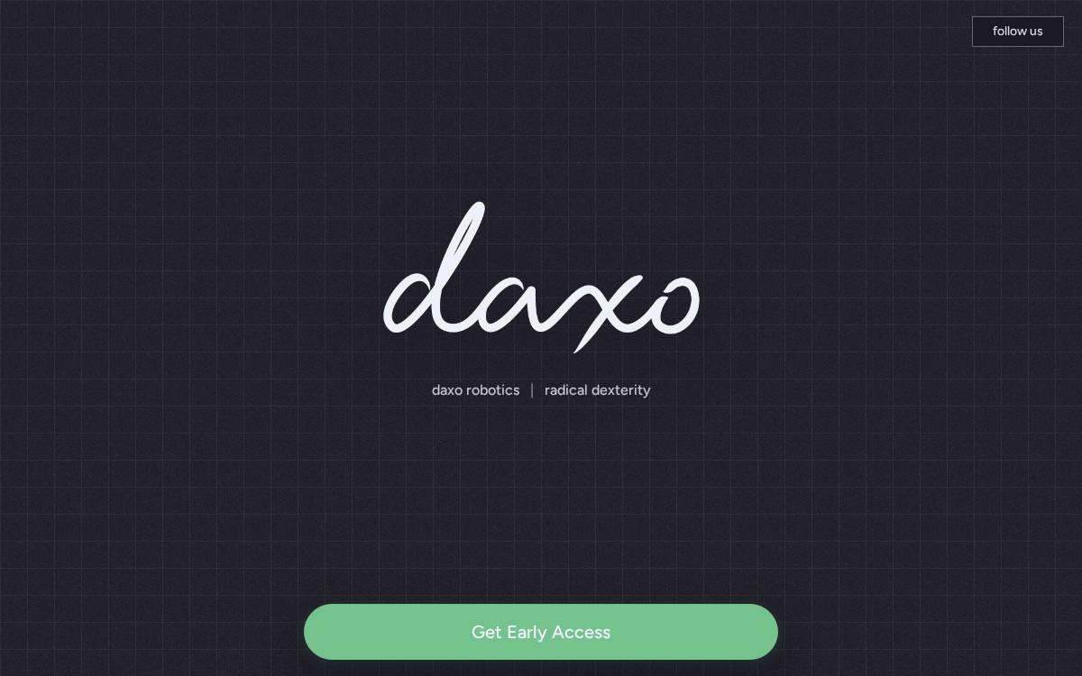 Daxo website preview