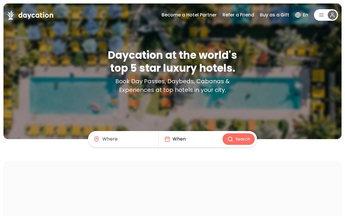 DAYCATION website preview