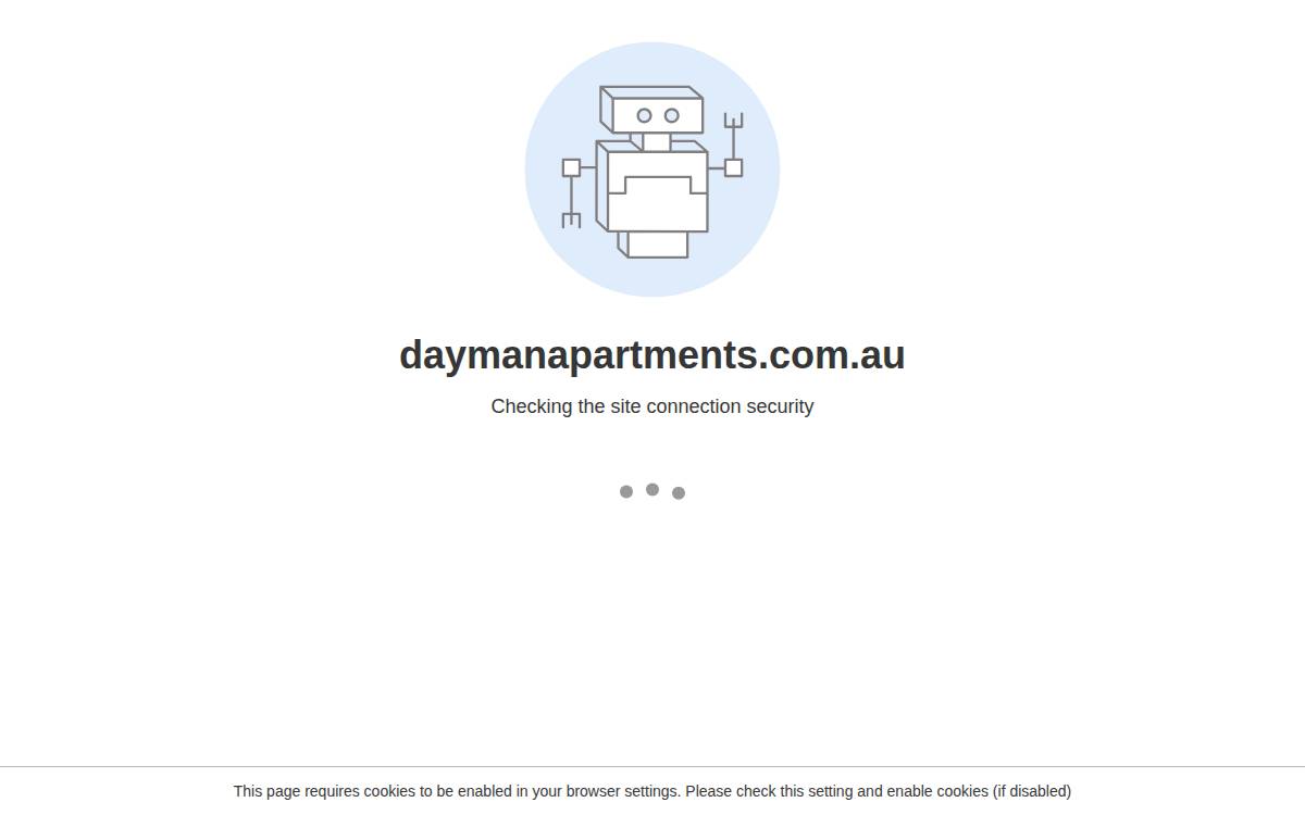 Dayman Apartments website preview