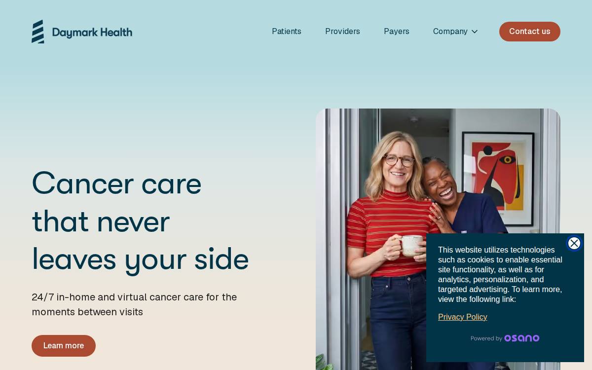 Daymark Health website preview
