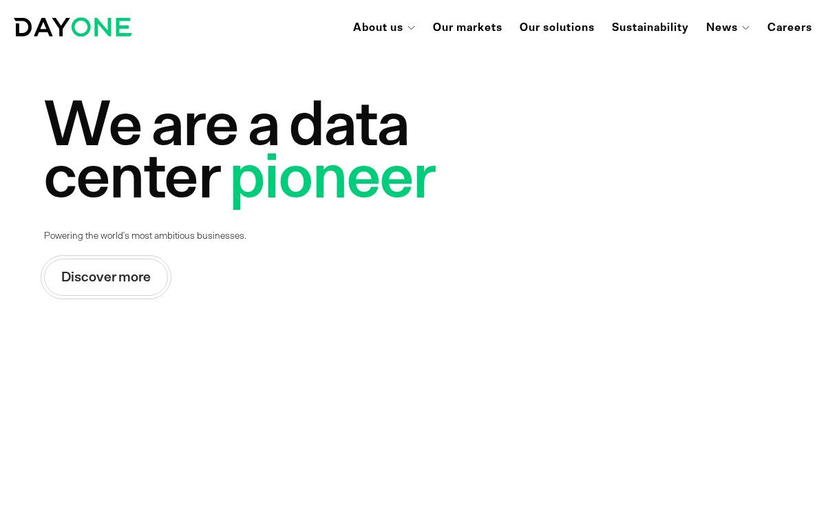 DayOne website preview