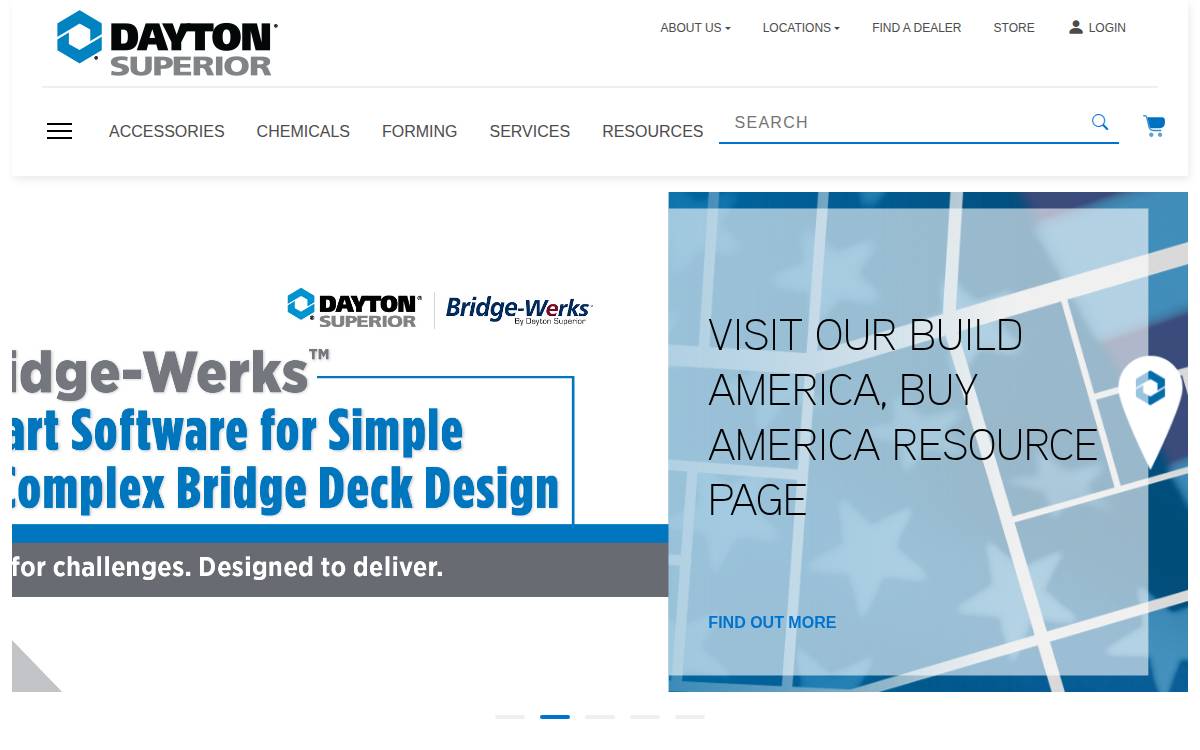 Dayton Superior website preview