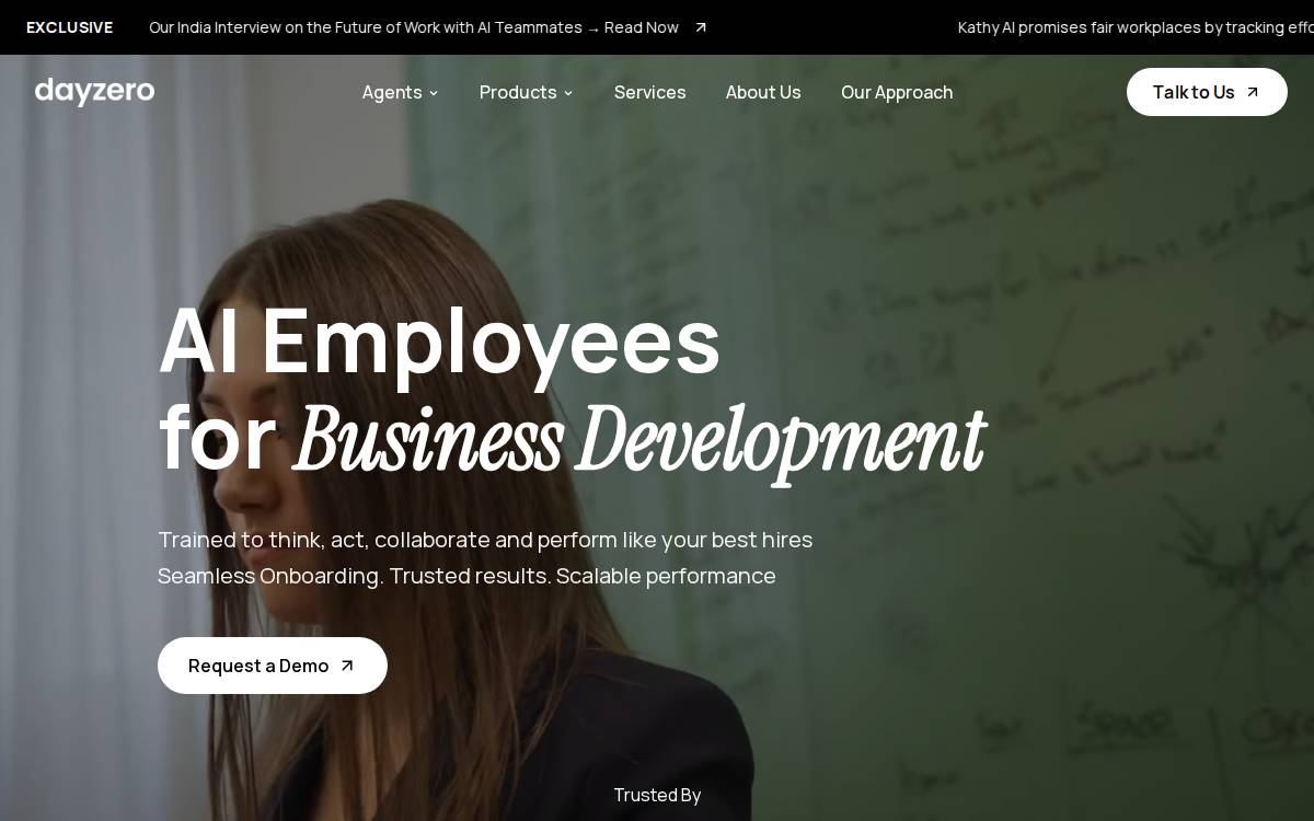 DayZero website preview