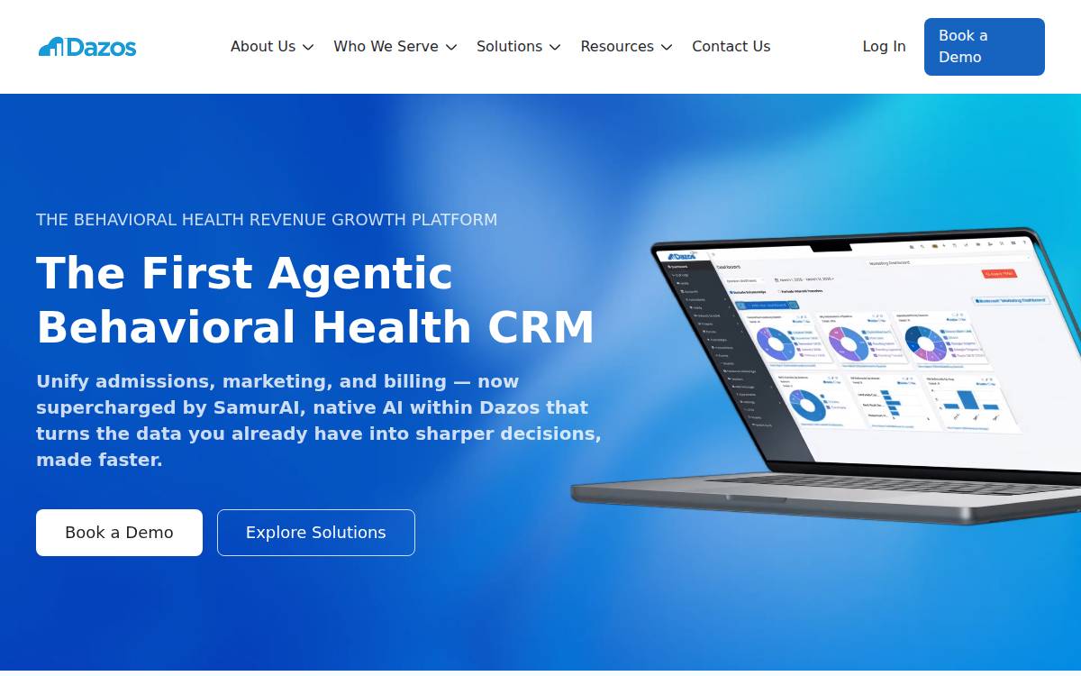Dazos website preview