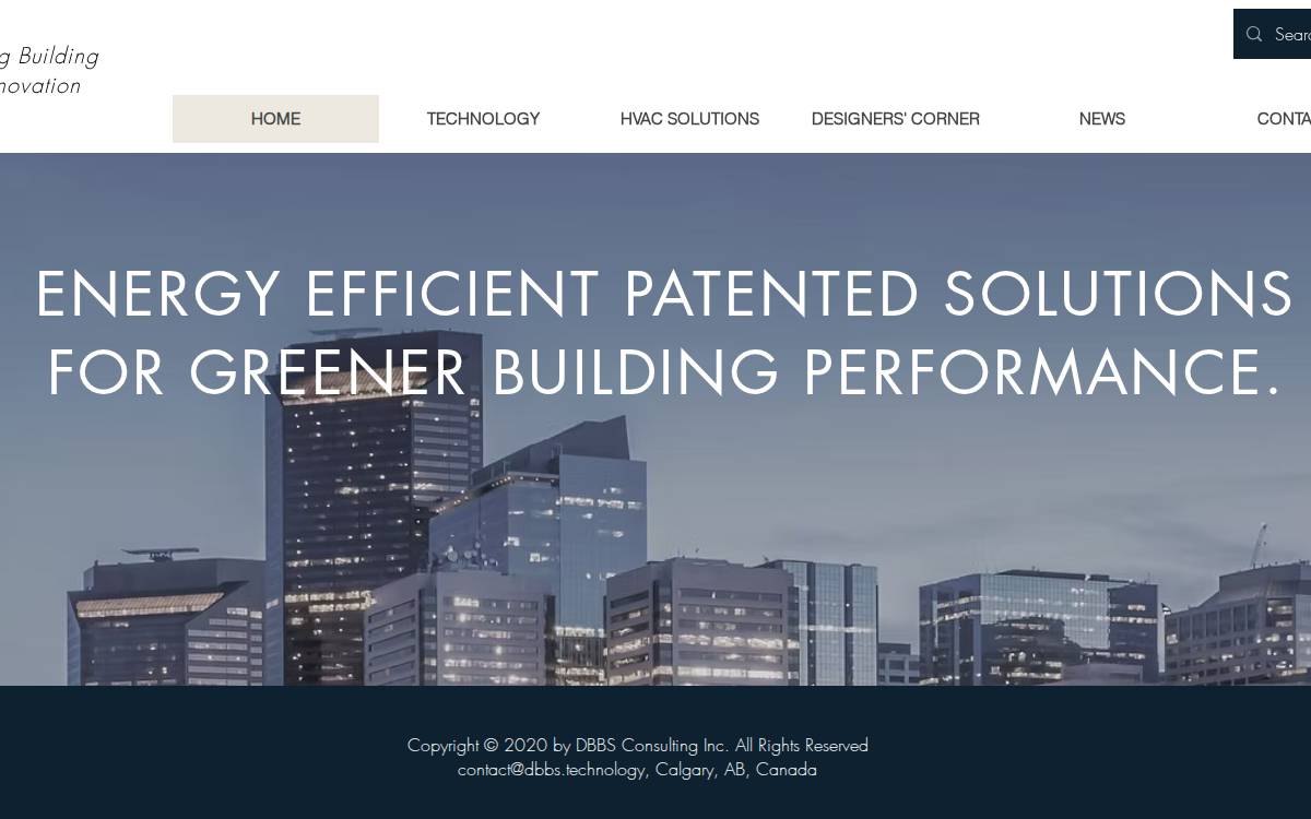 DBBS Technology website preview