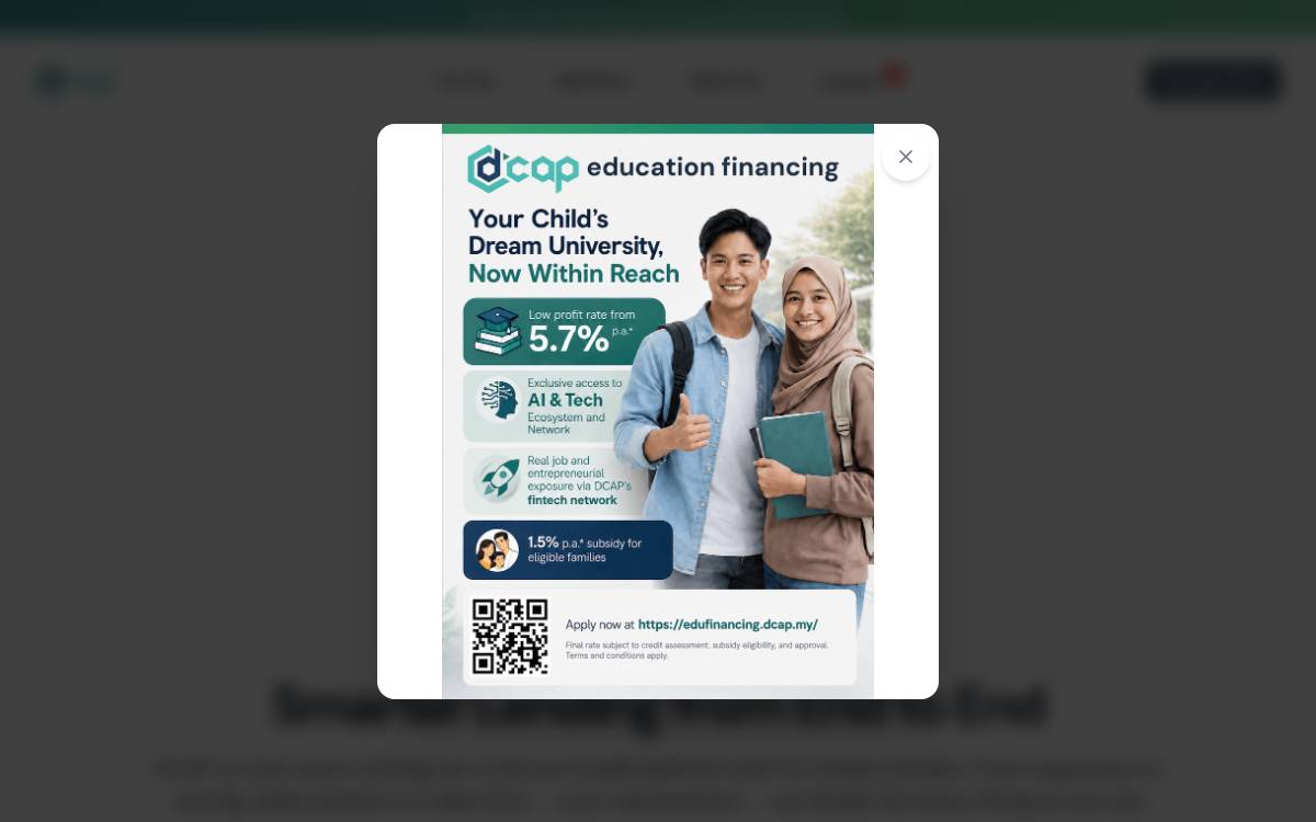 Dcap website preview