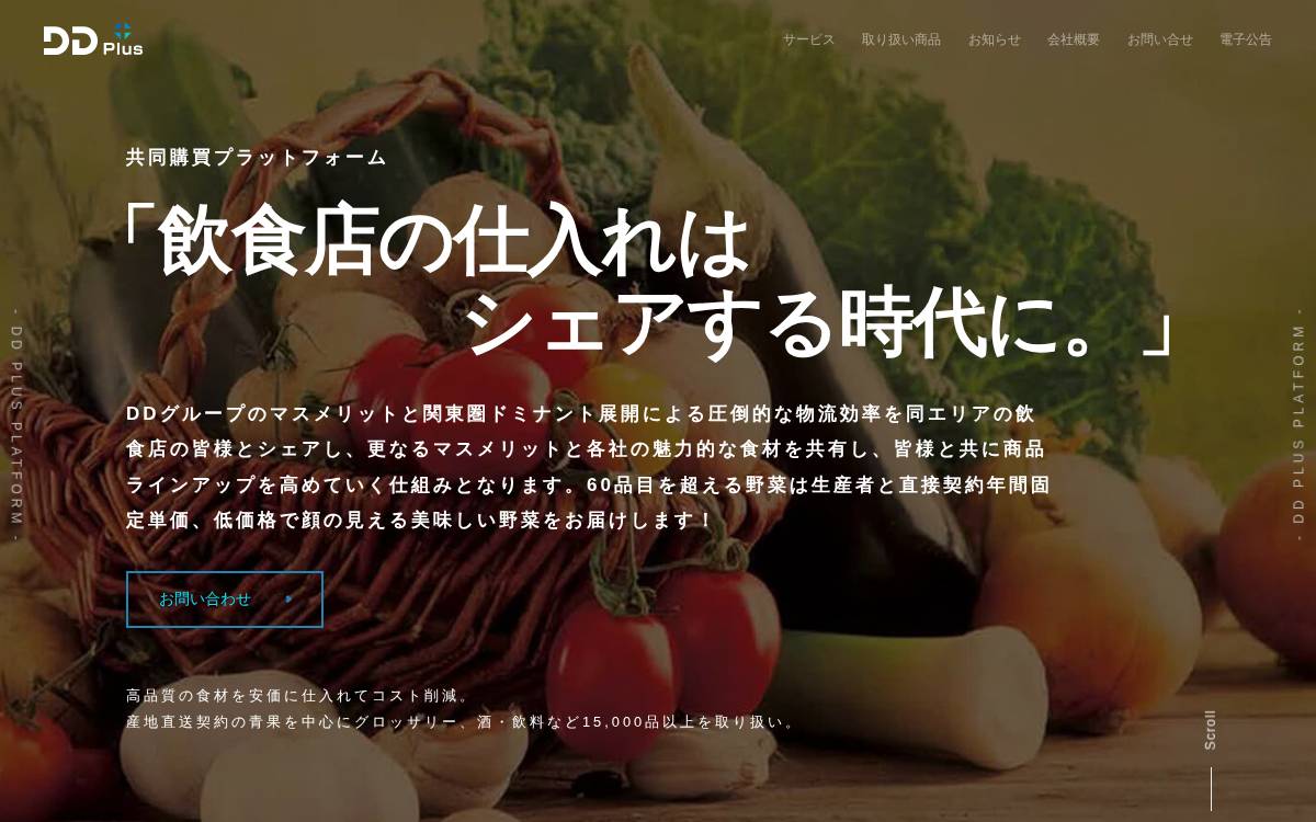 株式会社DDプラス website preview