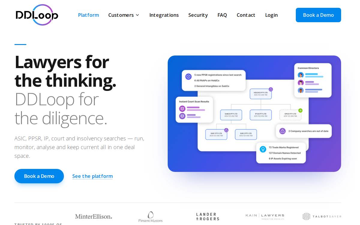DDLoop website preview