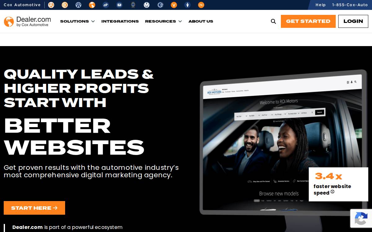 Dealer Dot Com website preview