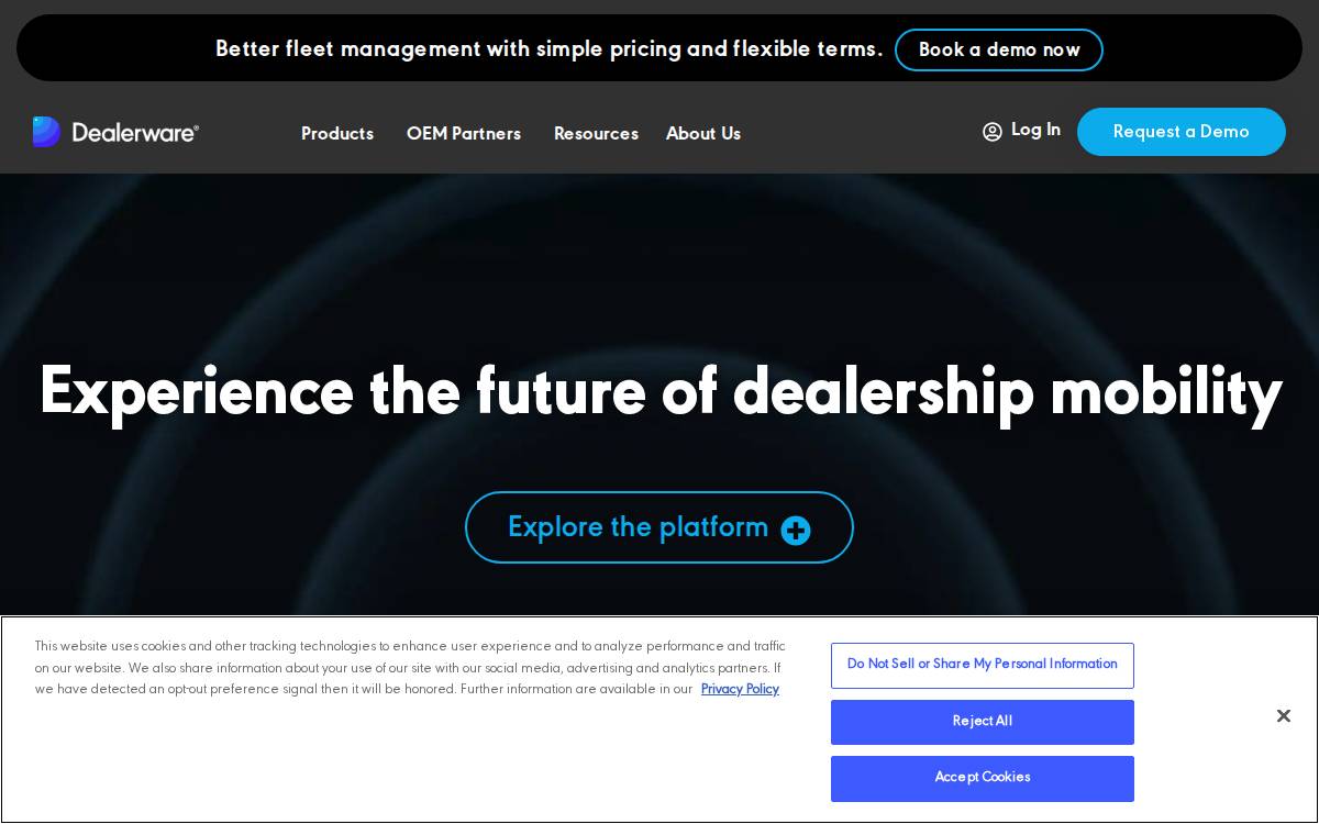 Dealerware website preview