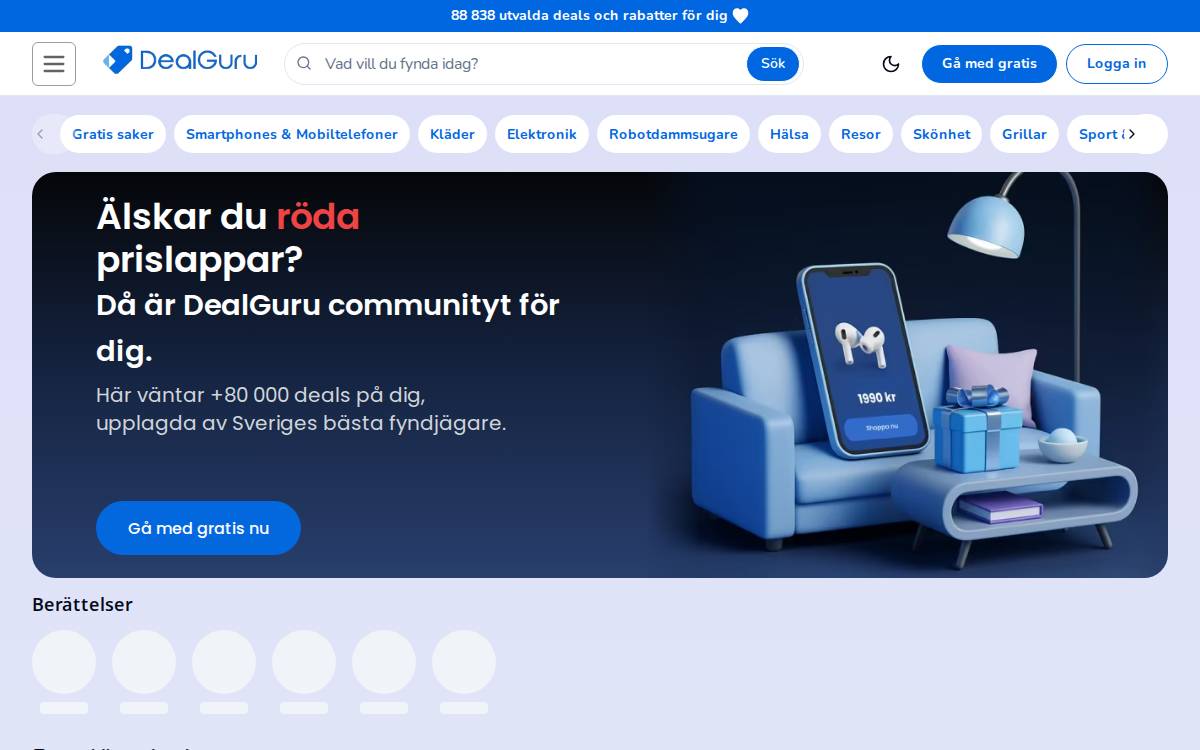 DealGuru website preview