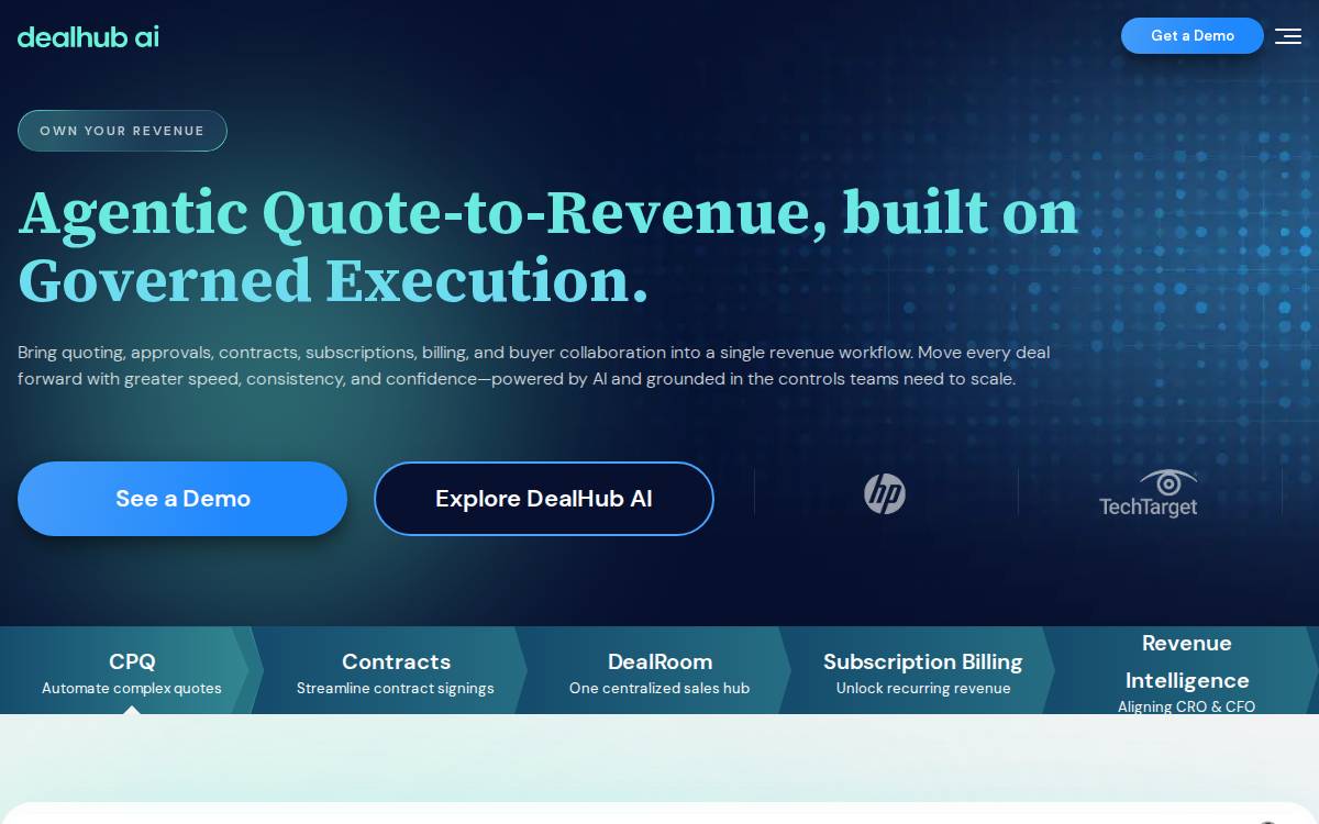 DealHub website preview