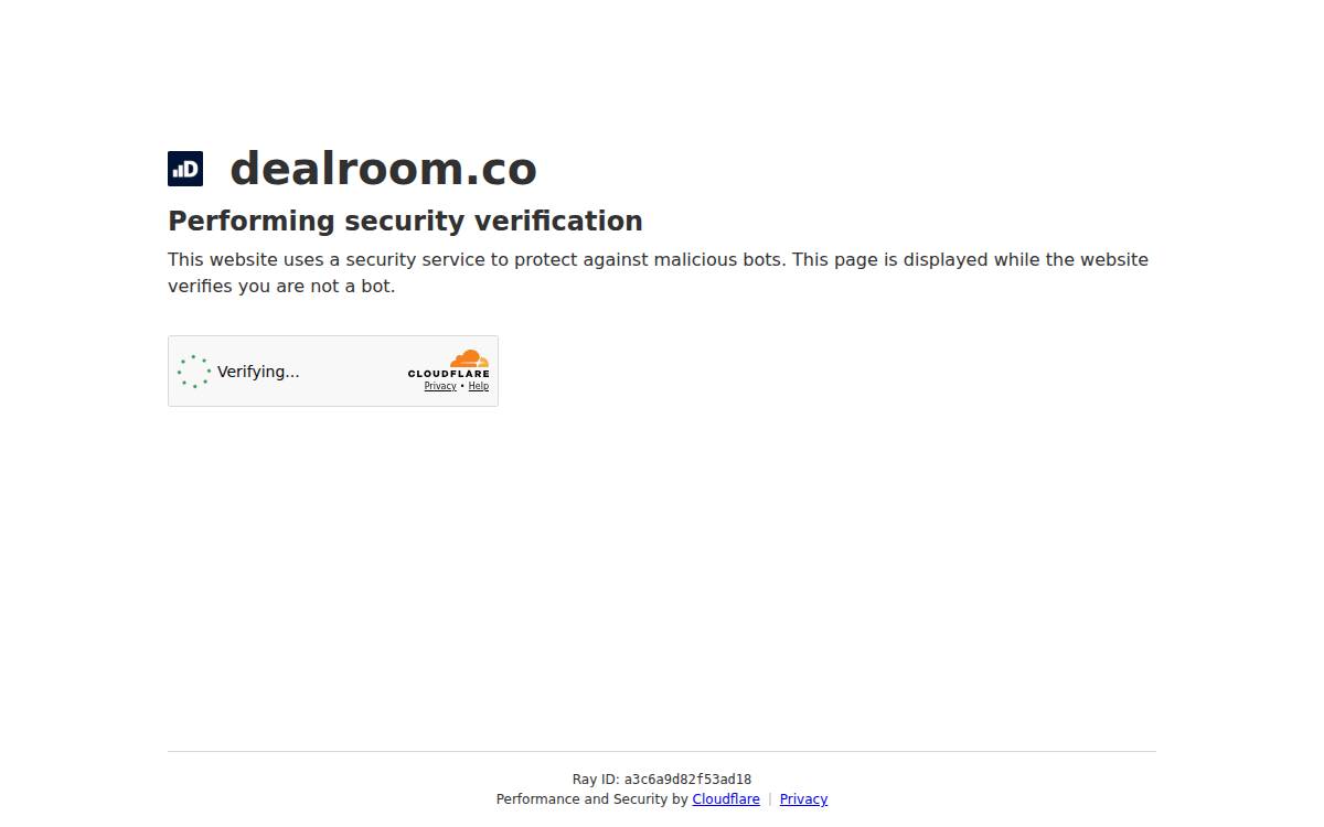 Dealroom website preview