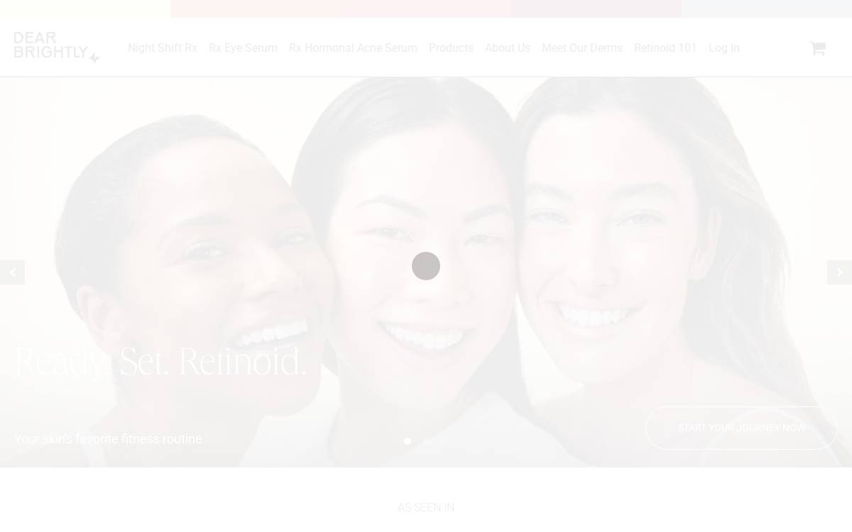 Dear Brightly website preview