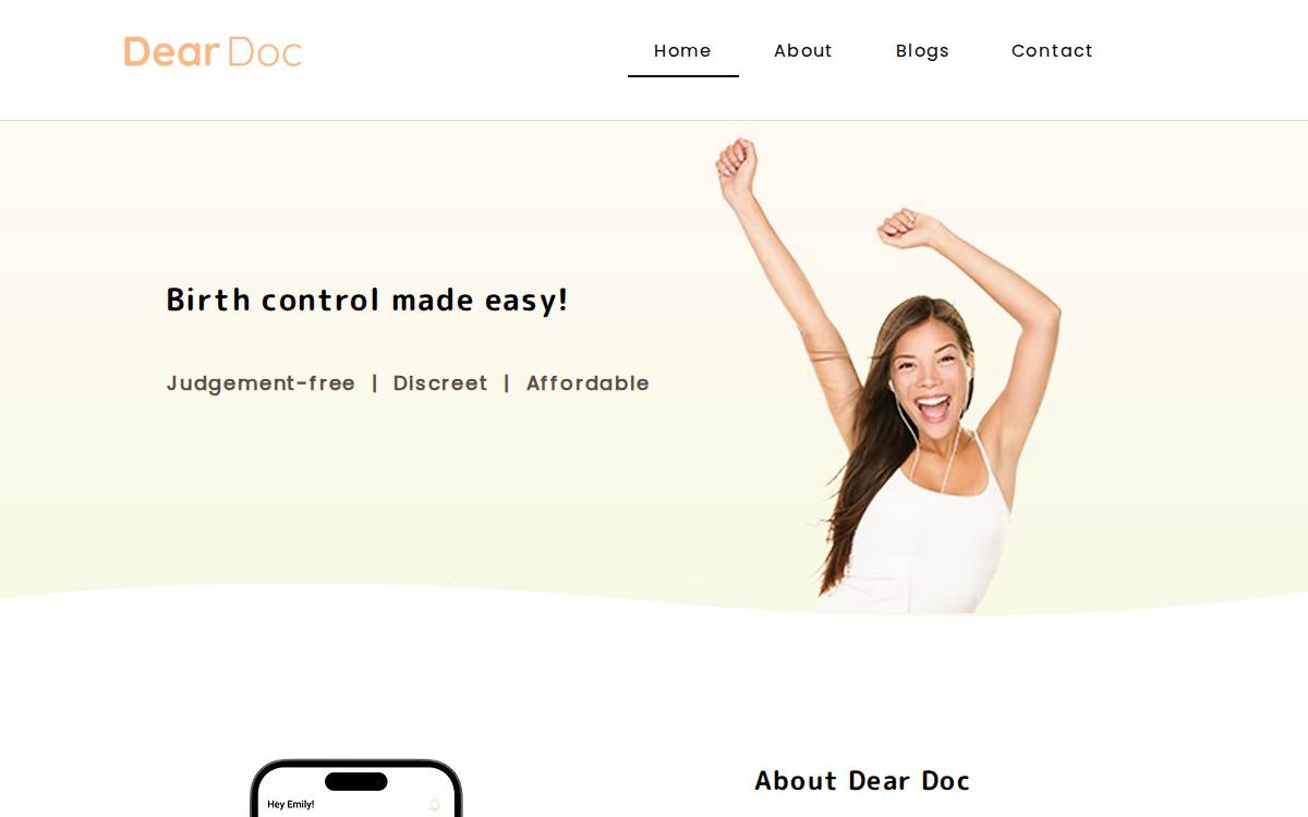 Dear Doc Singapore website preview