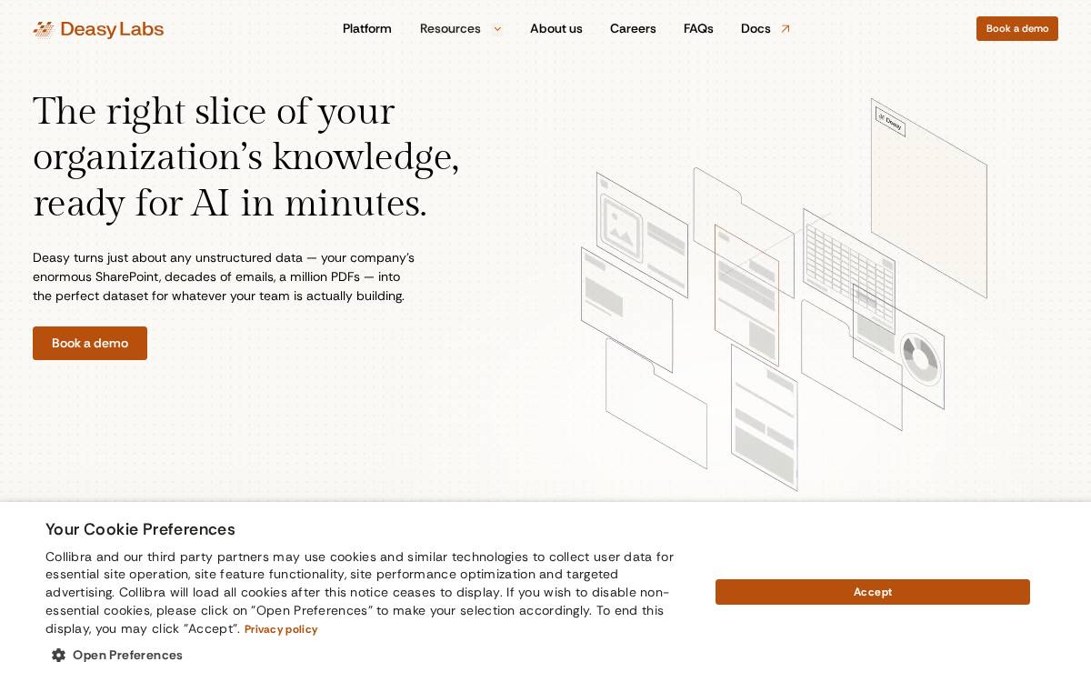 Deasy Labs website preview