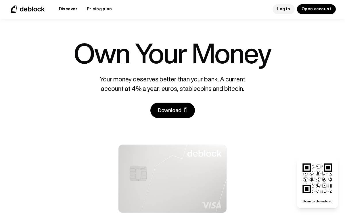 Deblock website preview