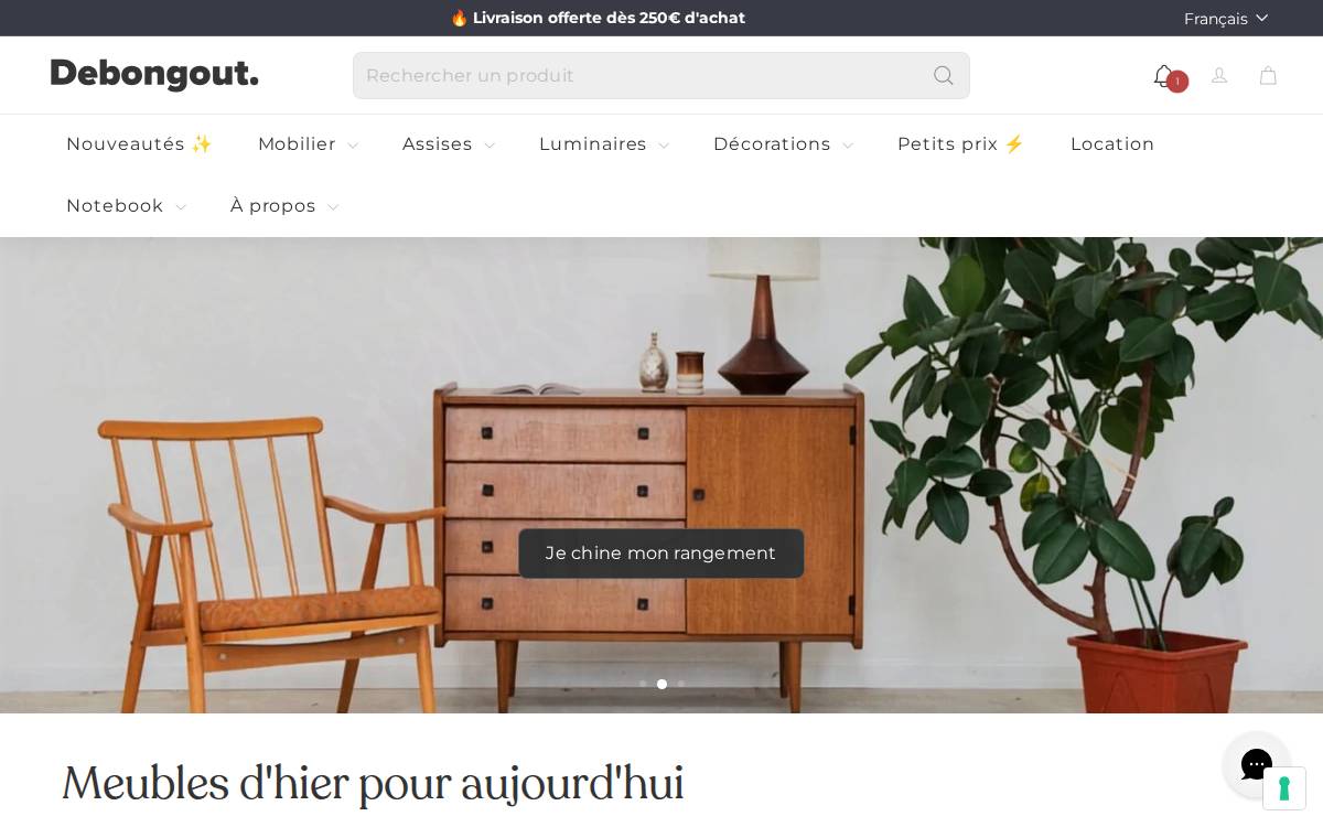 Debongout Paris website preview