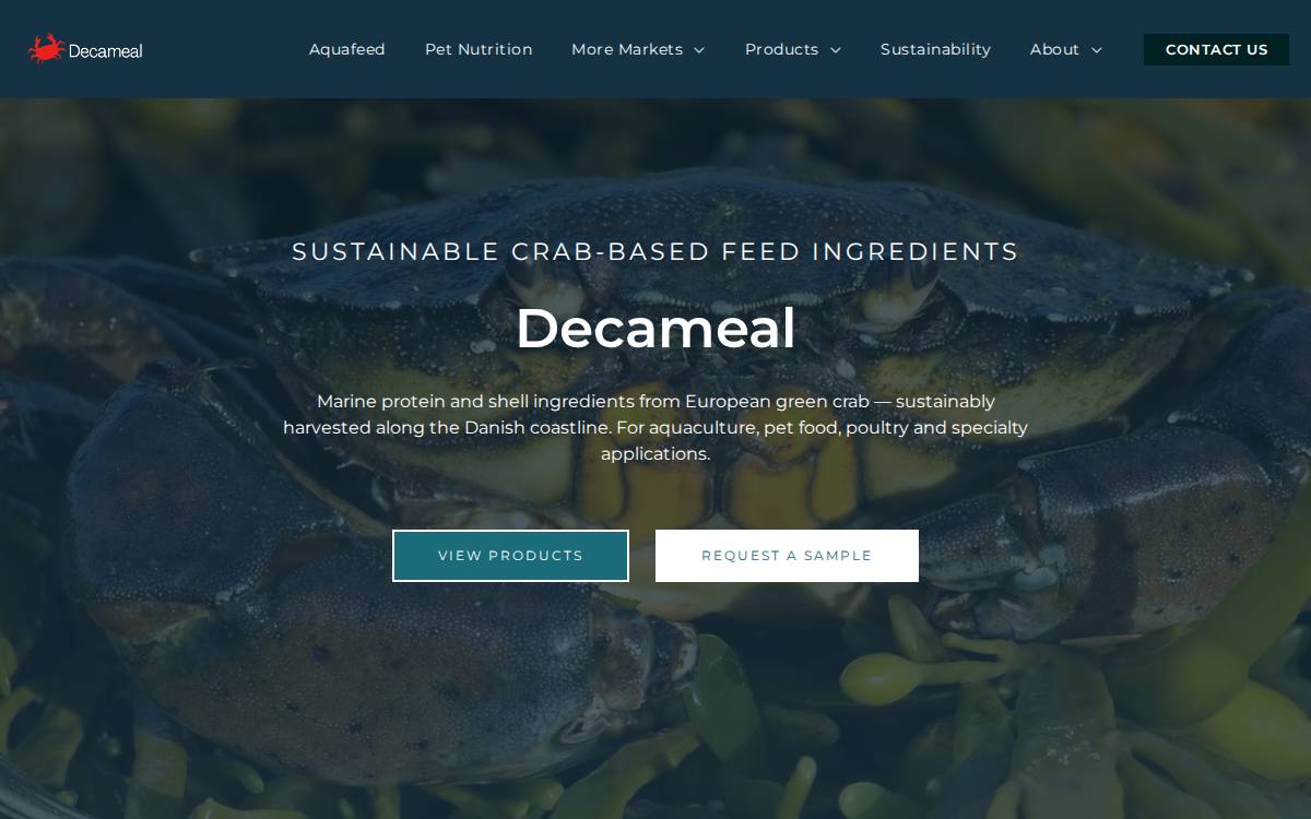 Decameal website preview
