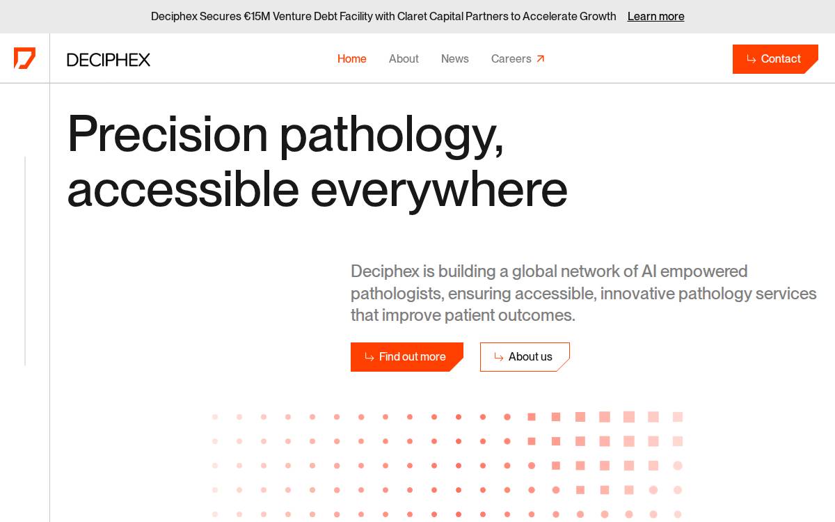 Deciphex website preview