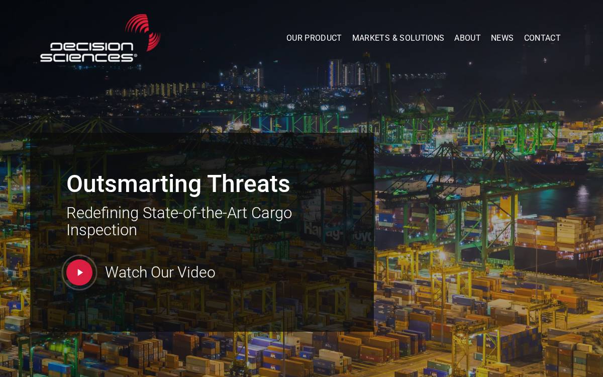Decision Sciences website preview