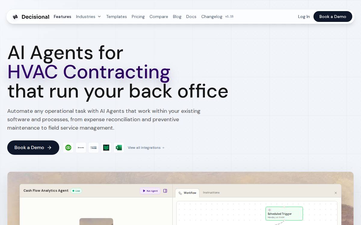 Decisional AI website preview