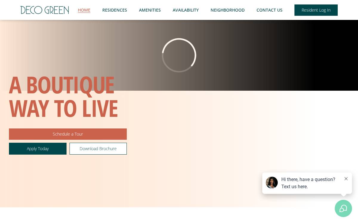 Deco Green website preview