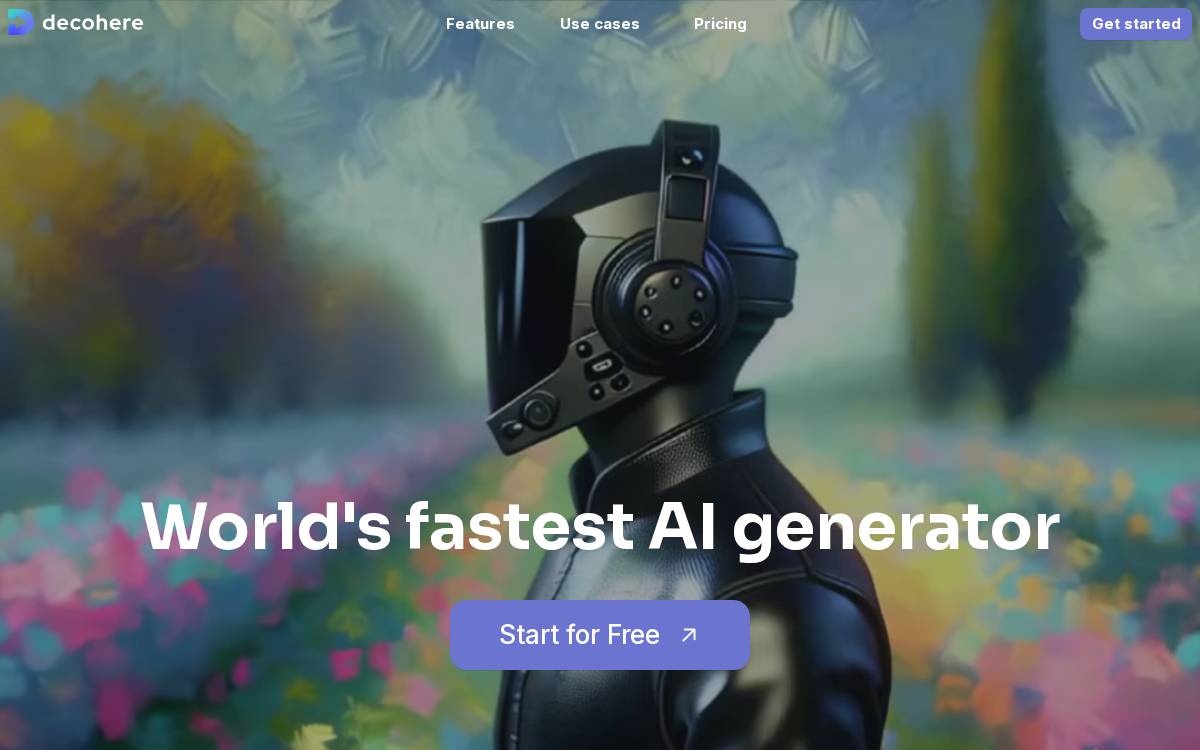 Decohere website preview