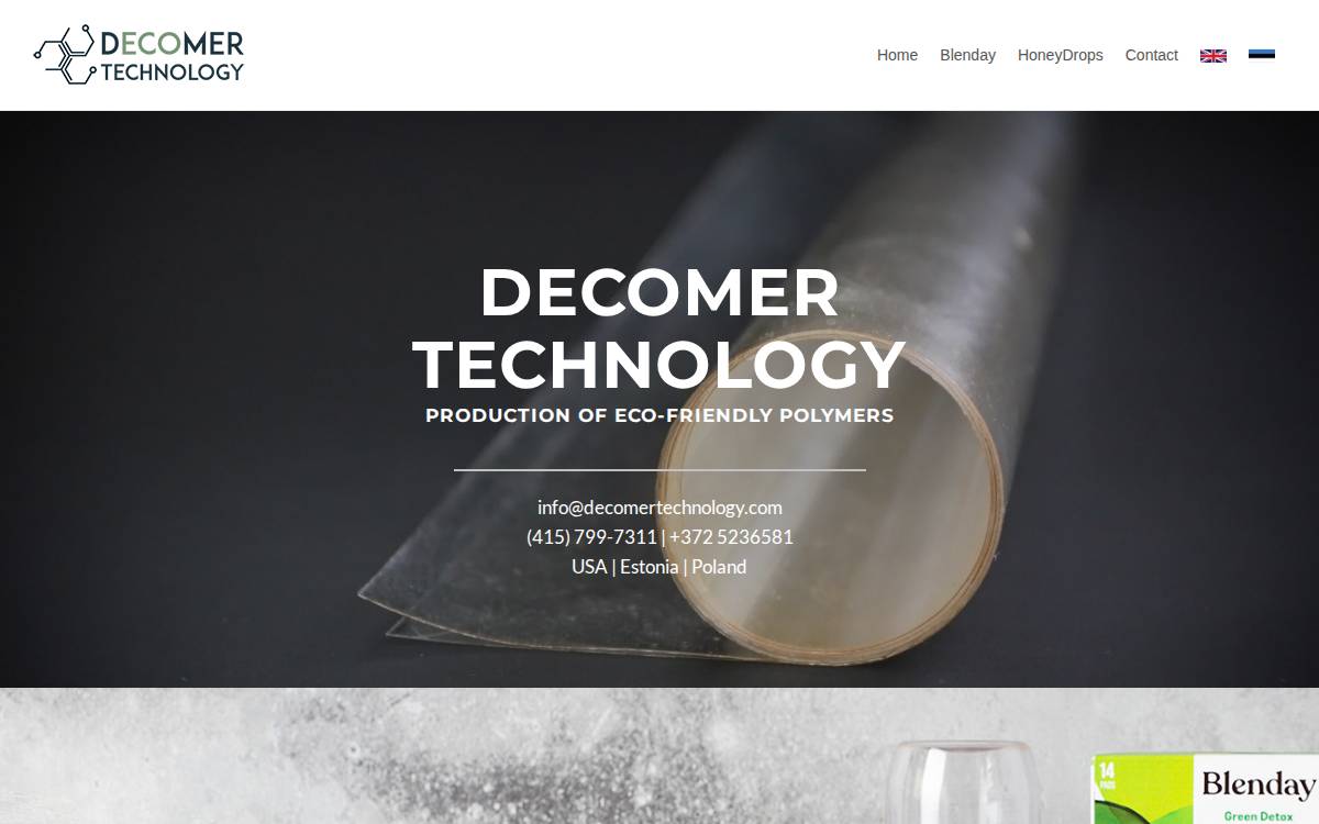 Decomertechnology website preview