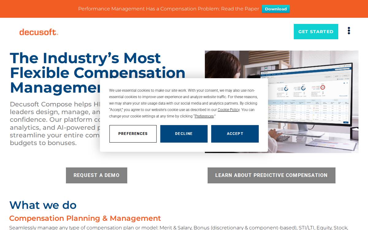 DecuSoft website preview