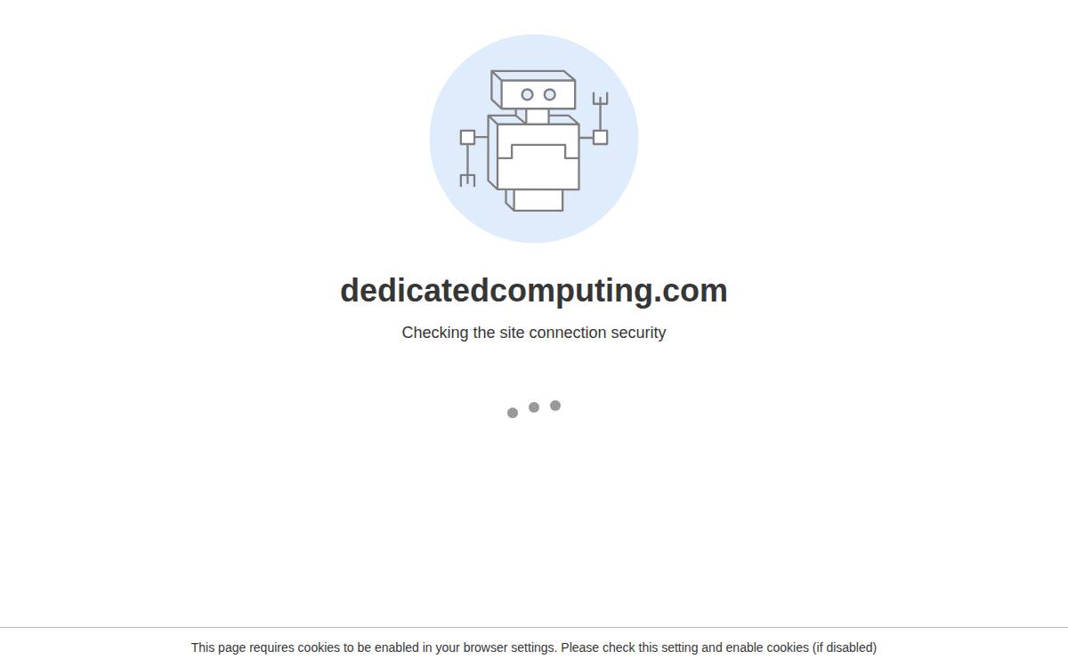 Dedicated Computing website preview