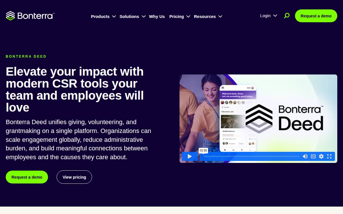 Deed website preview