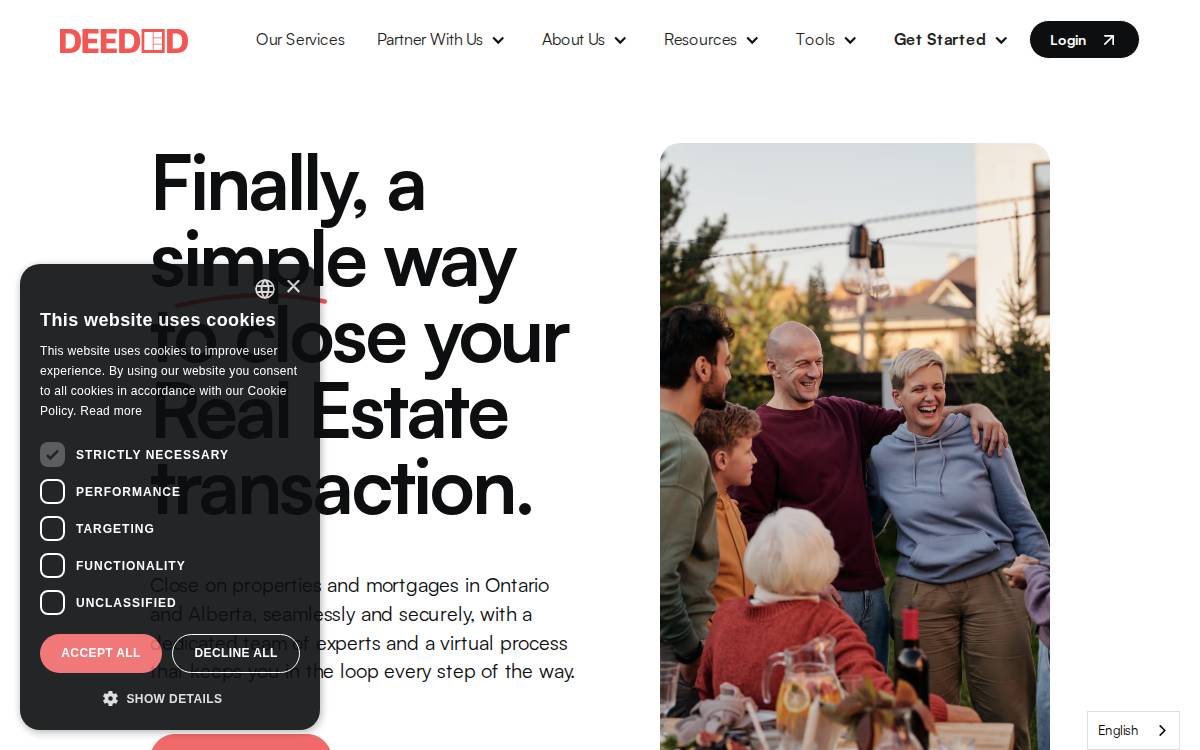 Deeded website preview