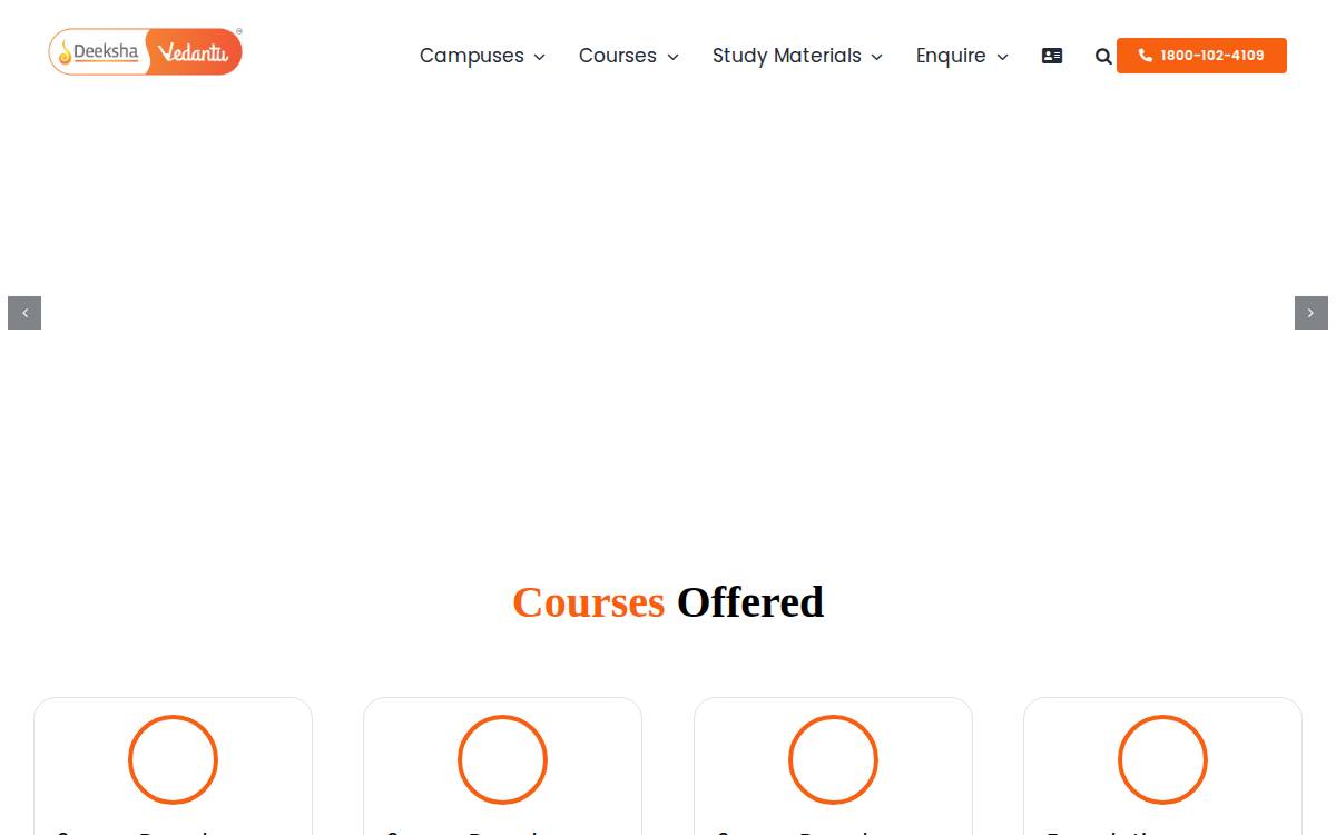 Deeksha website preview