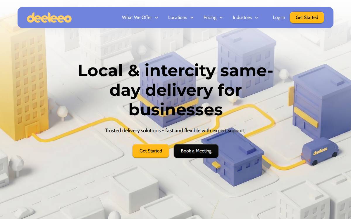 Deeleeo website preview