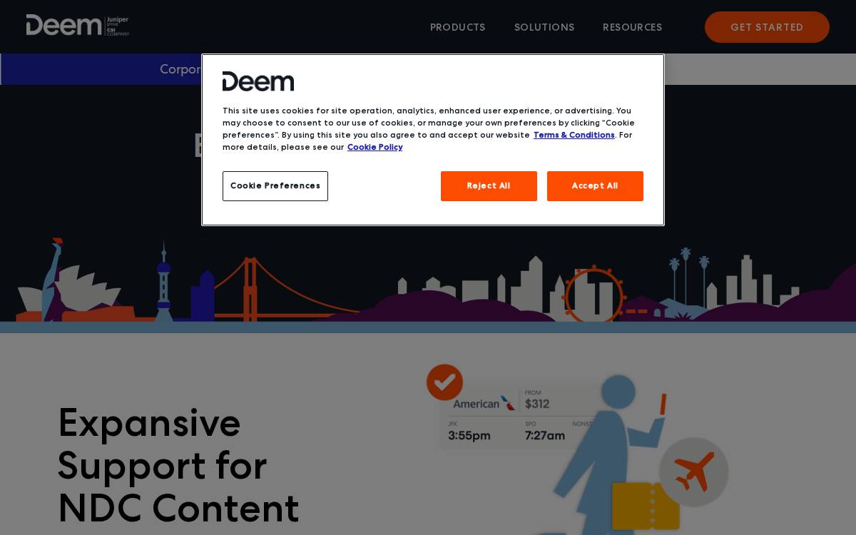 Deem, Inc. website preview