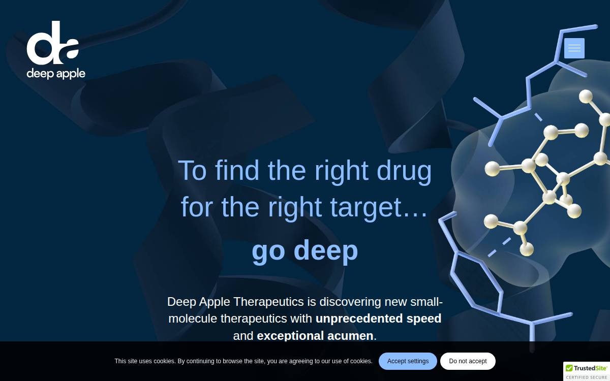 Deep Apple website preview