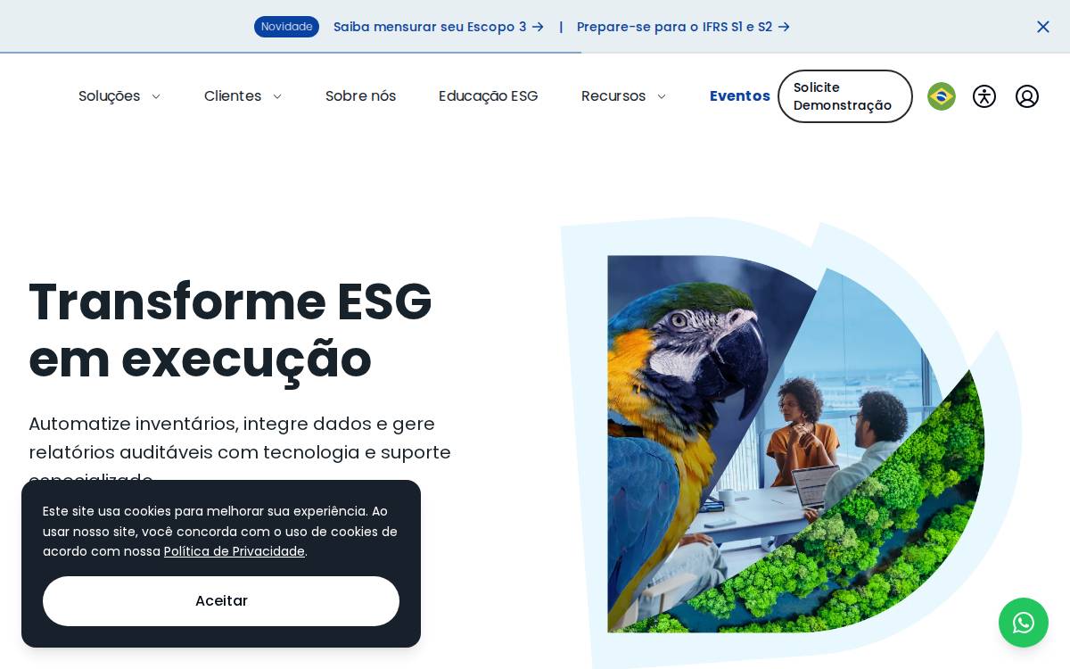 Deep ESG website preview