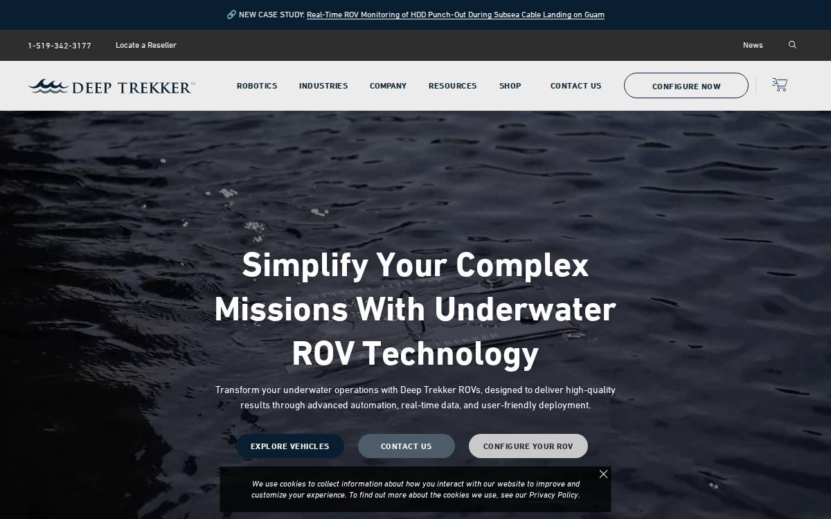 Deep Trekker Inc. Website website preview