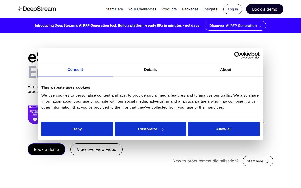 Deep website preview