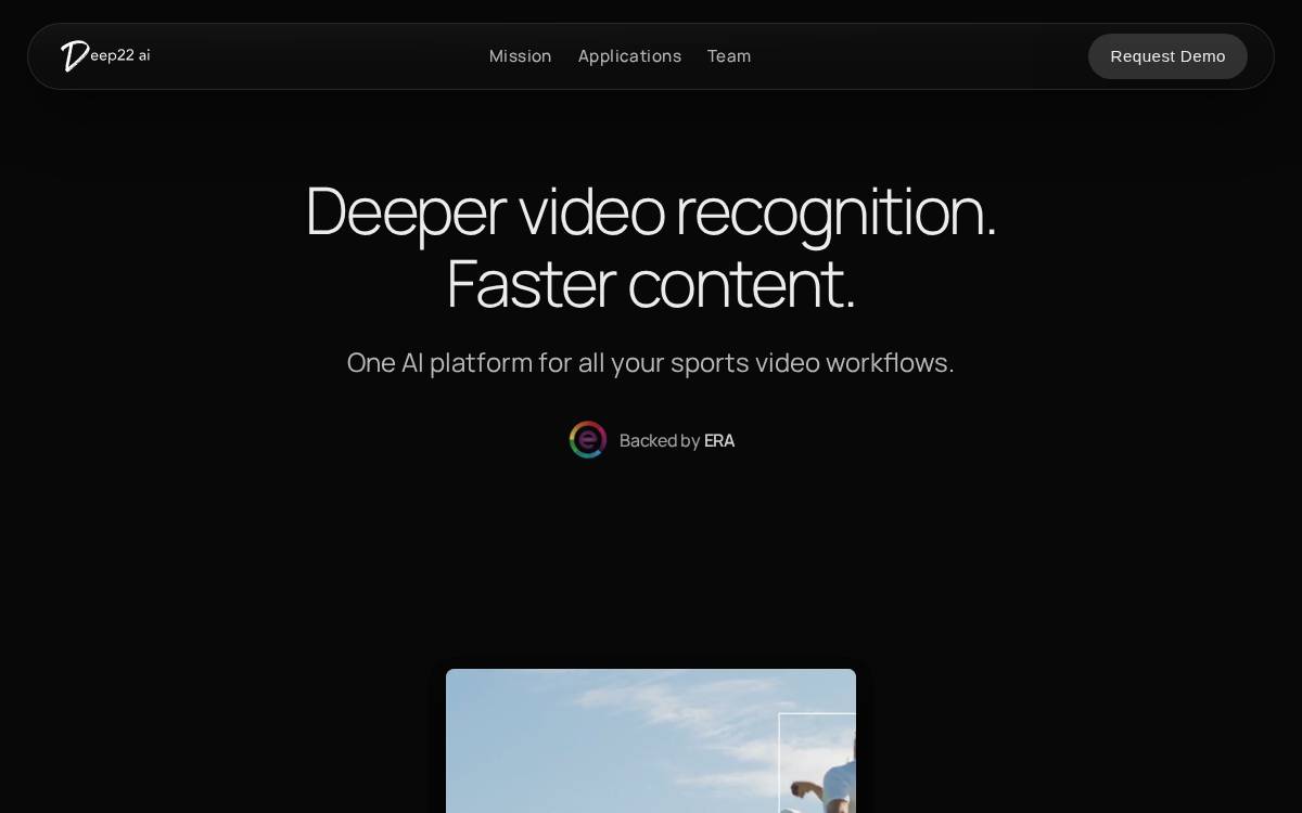 Deep22 website preview