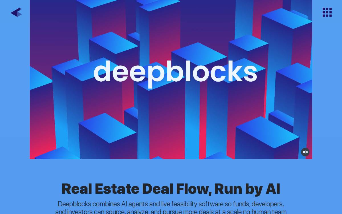 Deepblocks website preview